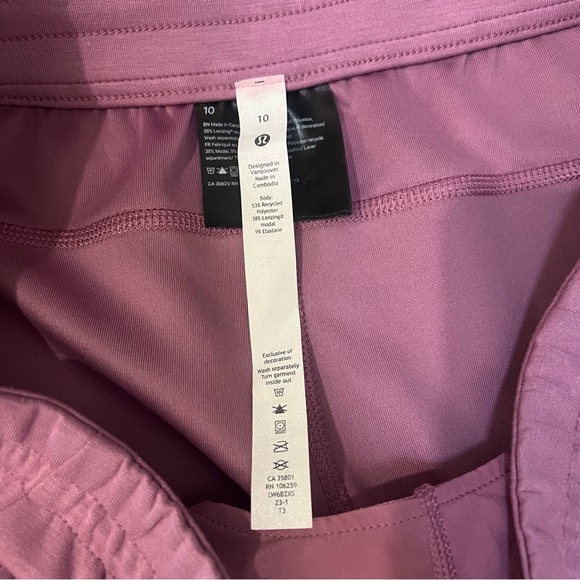 Lululemon Softstreme High-Rise Straight Leg Cropped Pant Velvet Dust size 10 - Picture 5 of 8